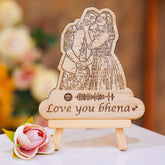Engraved Photo Standy